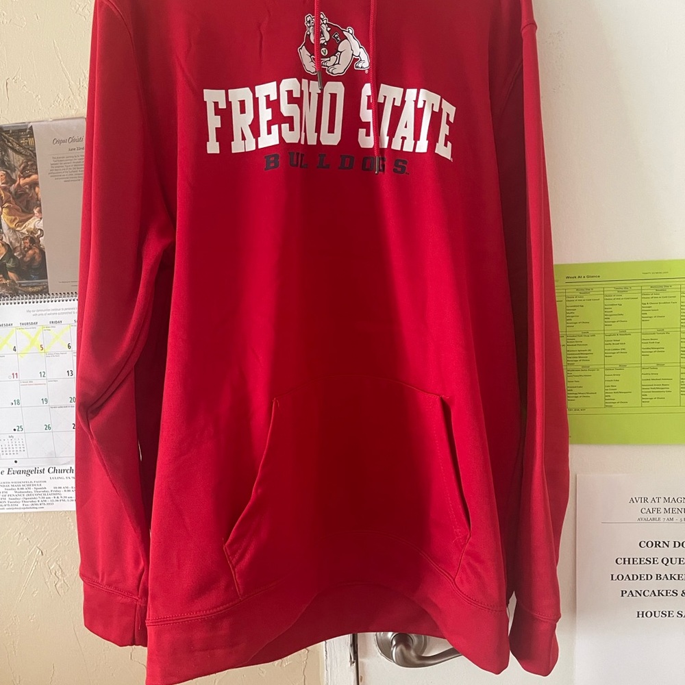 Colosseum Red Fresno State Sweatshirt